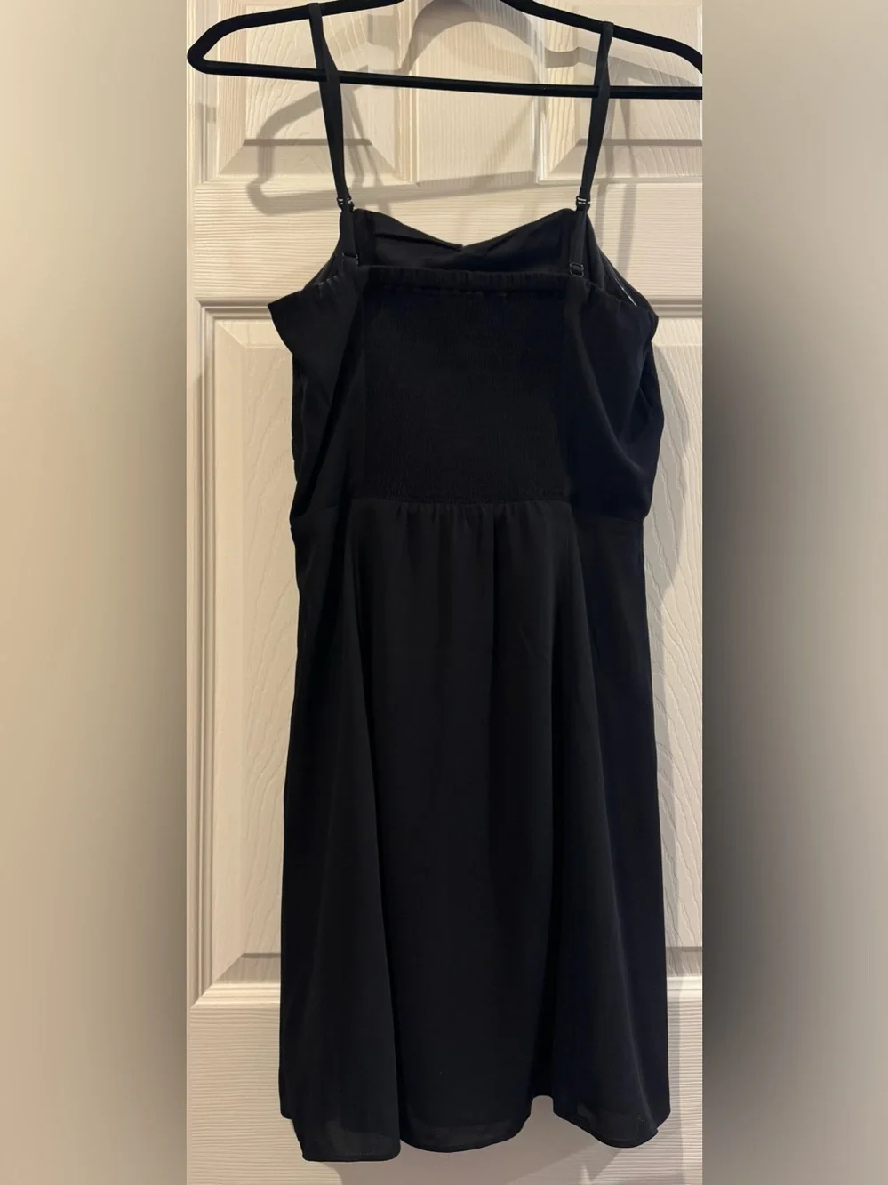 Express Black Strapless Cocktail Dress with Thin Straps